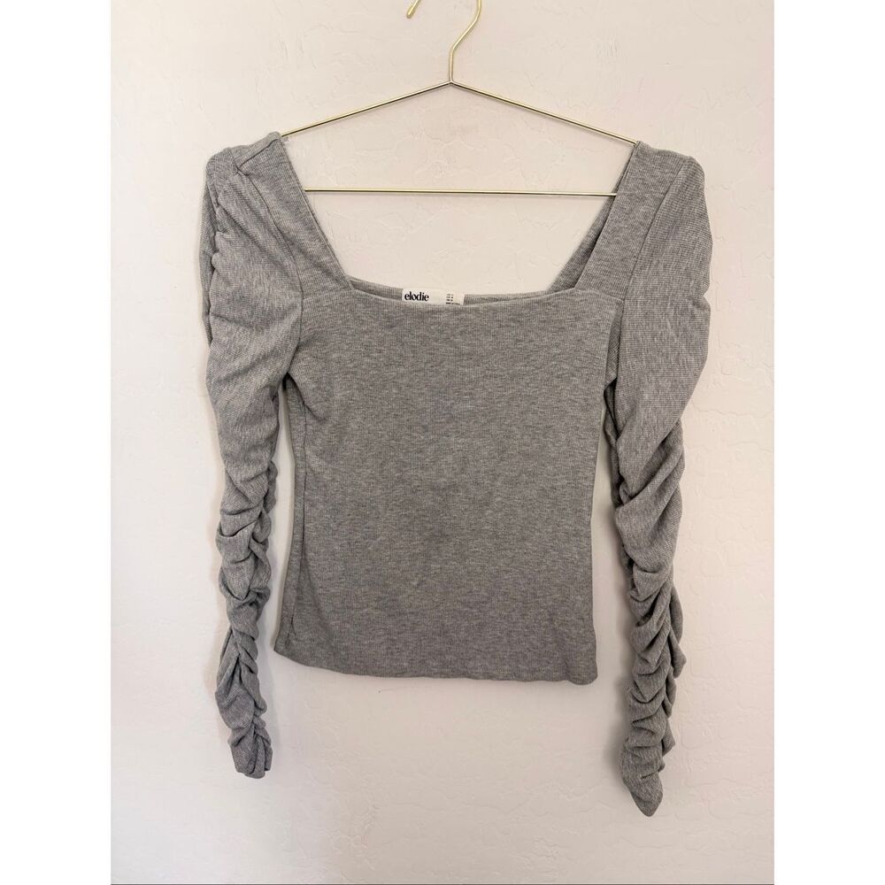 Elodie Slim Fit Ribbed Top Size Medium